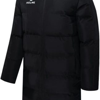 Long Parka Winter Coats, Windproof Hooded Soccer Jacket, image 1